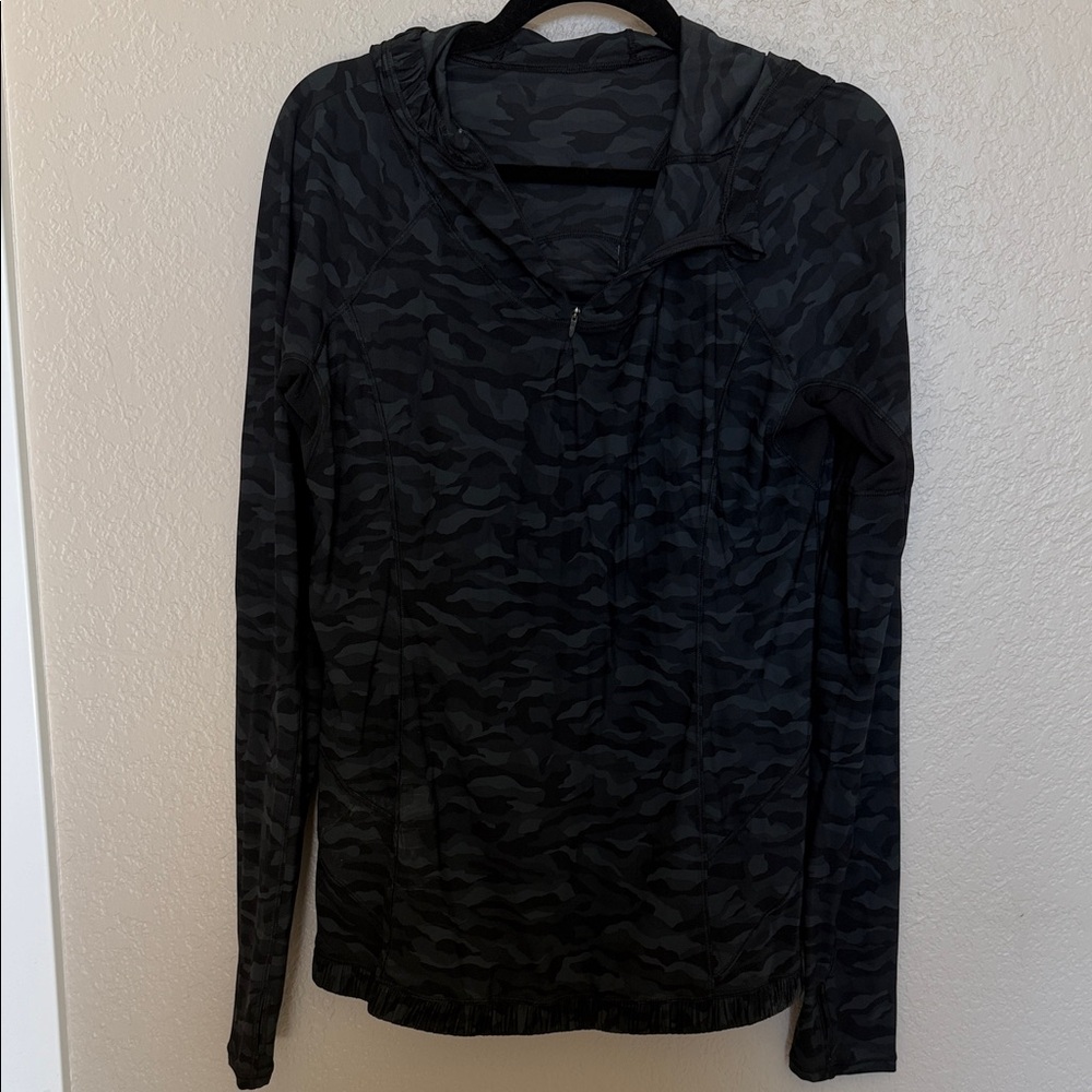Lululemon Athletica Gray Camouflage Jacket